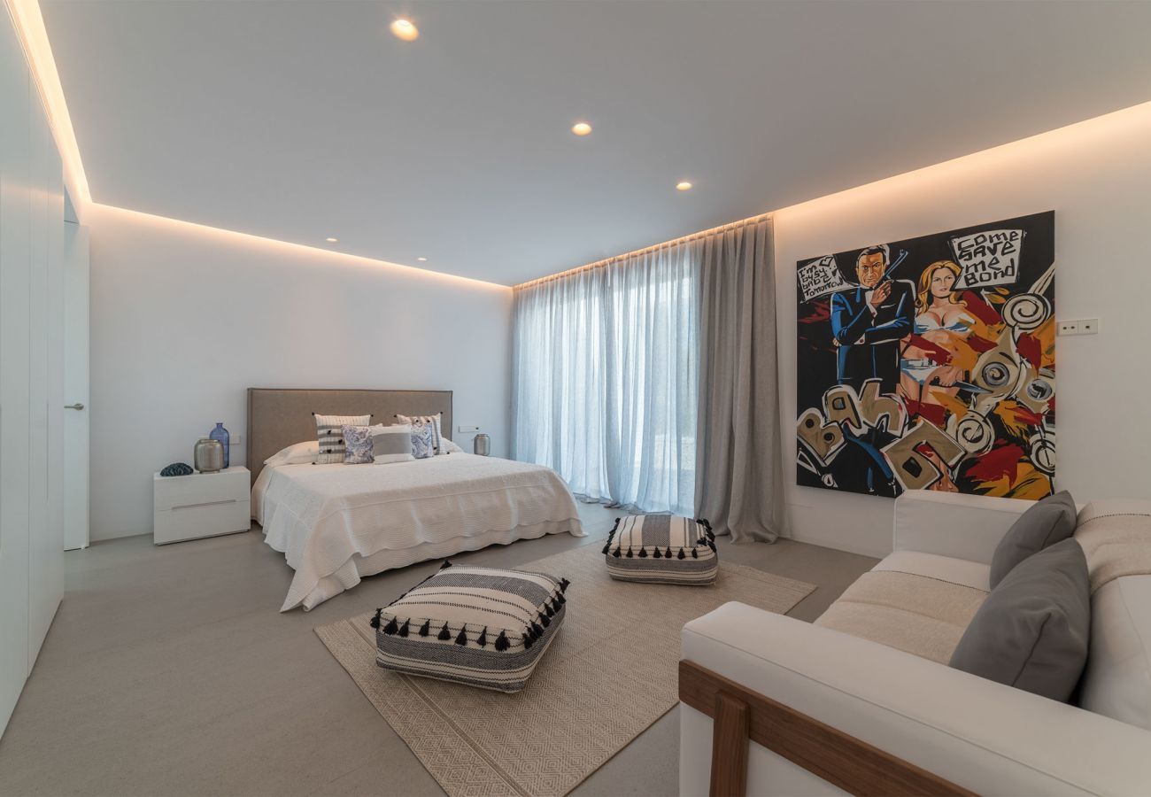 Luxury bedrooms in Ibiza